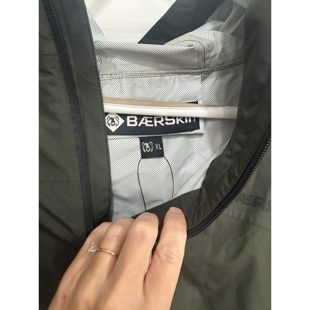 BAERSkin Tactical Waterproof Softshell Hooded Mens Jacket XL Green 2540304 - Picture 7 of 10